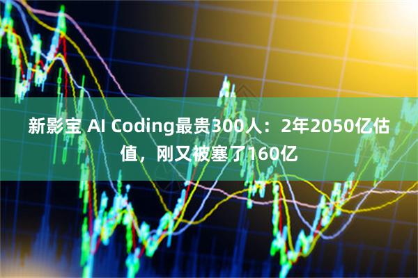 新影宝 AI Coding最贵300人：2年2050亿估值，刚又被塞了160亿